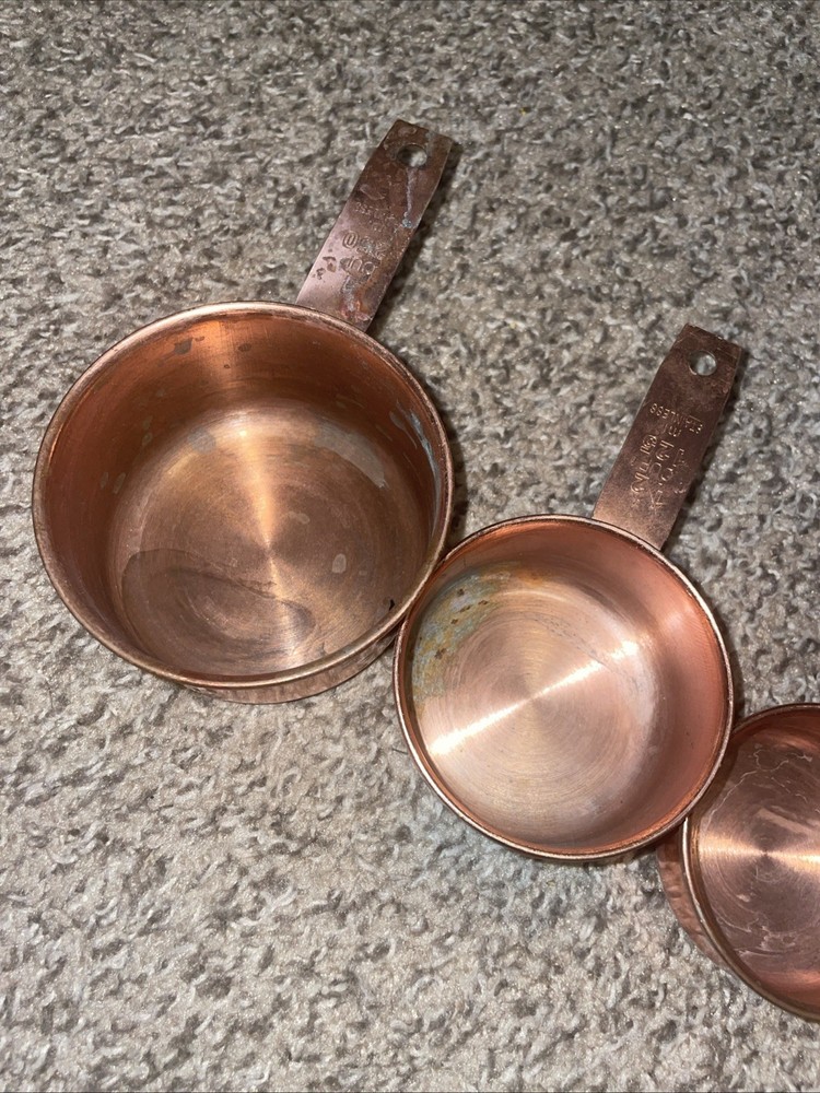 Copper Plated Stainless Measuring Cups