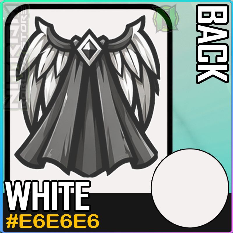 World Zero WZ - COSMETICS - #E6E6E6 (WHITE) - BACK