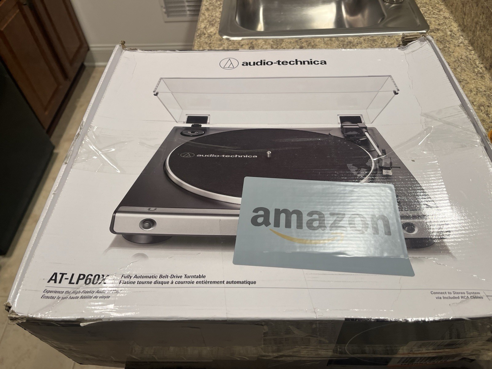 Audio-Technica AT-LP60X Automatic Belt-Drive Turntable BLACK/GUNMETAL