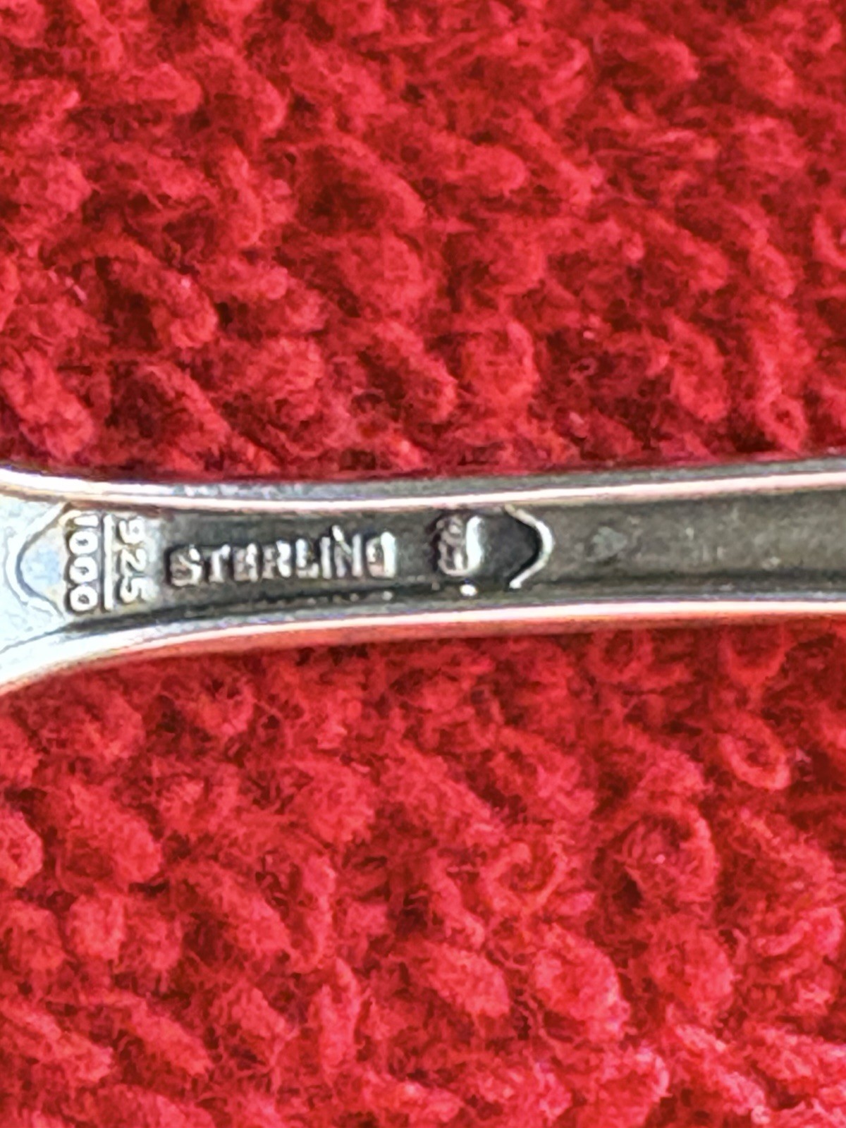 Vintage Sterling Silver Salt Spoon Set Of 8 Classic Design Gold Washed Bowl. mon