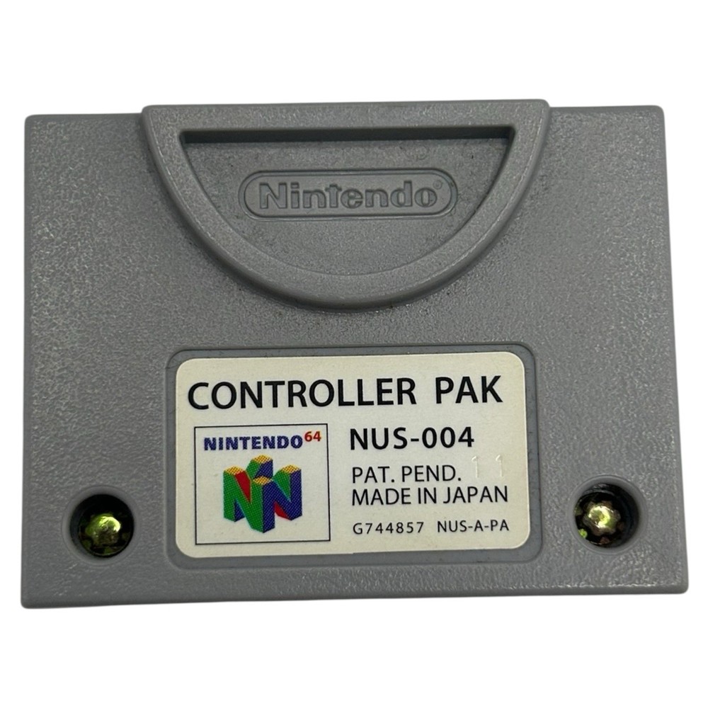 Nintendo 64 N64 Memory Controller Pak OEM Authentic Complete CIB w Box Tested