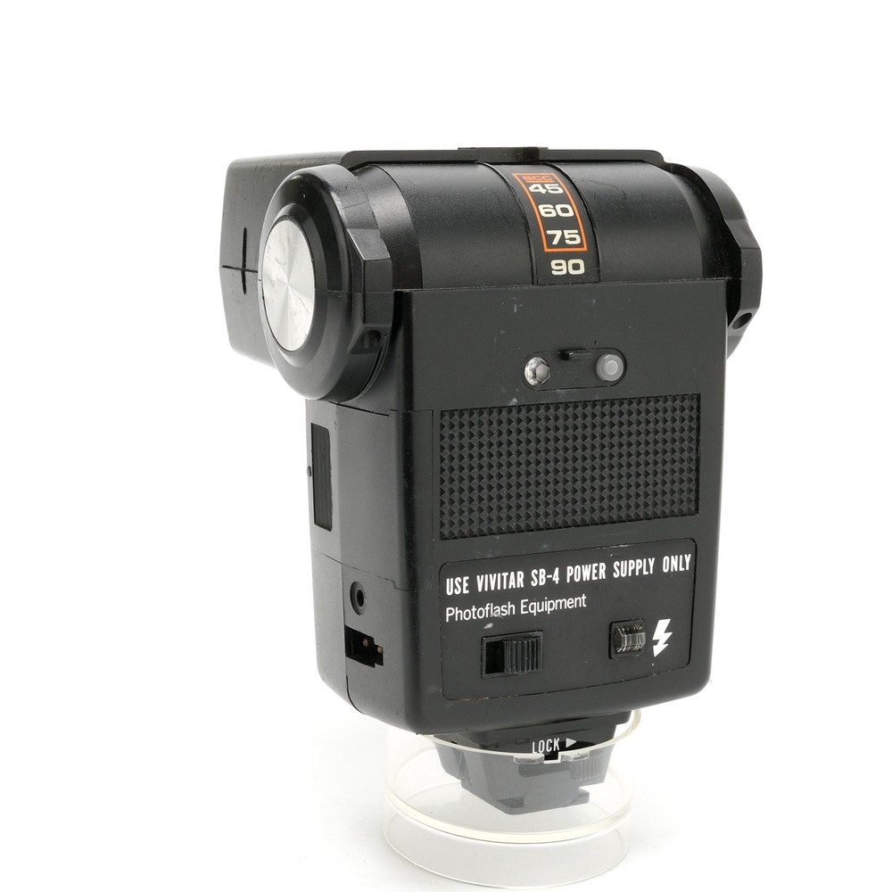 Vivitar 283 Auto Thyristor Flash w/ Filter Adapter & Sensor Adapter