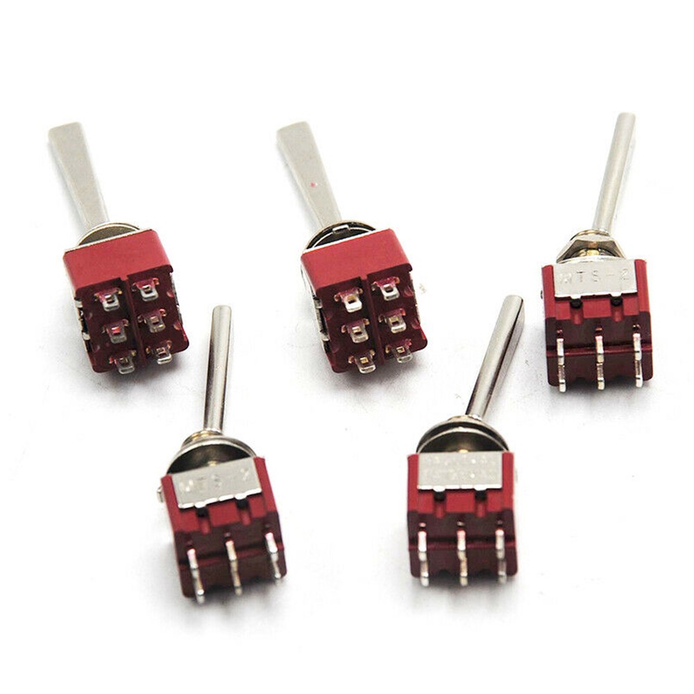 10pcs Toggle Switch For Amplifier DAC Long Flat Handle/Amplifier Chassis Raw