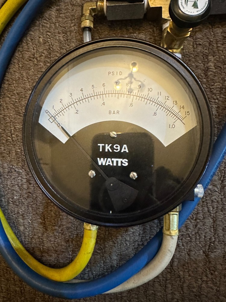 Watts Regulator TK-9A Backflow Preventer Test Kit Preowned TK9A