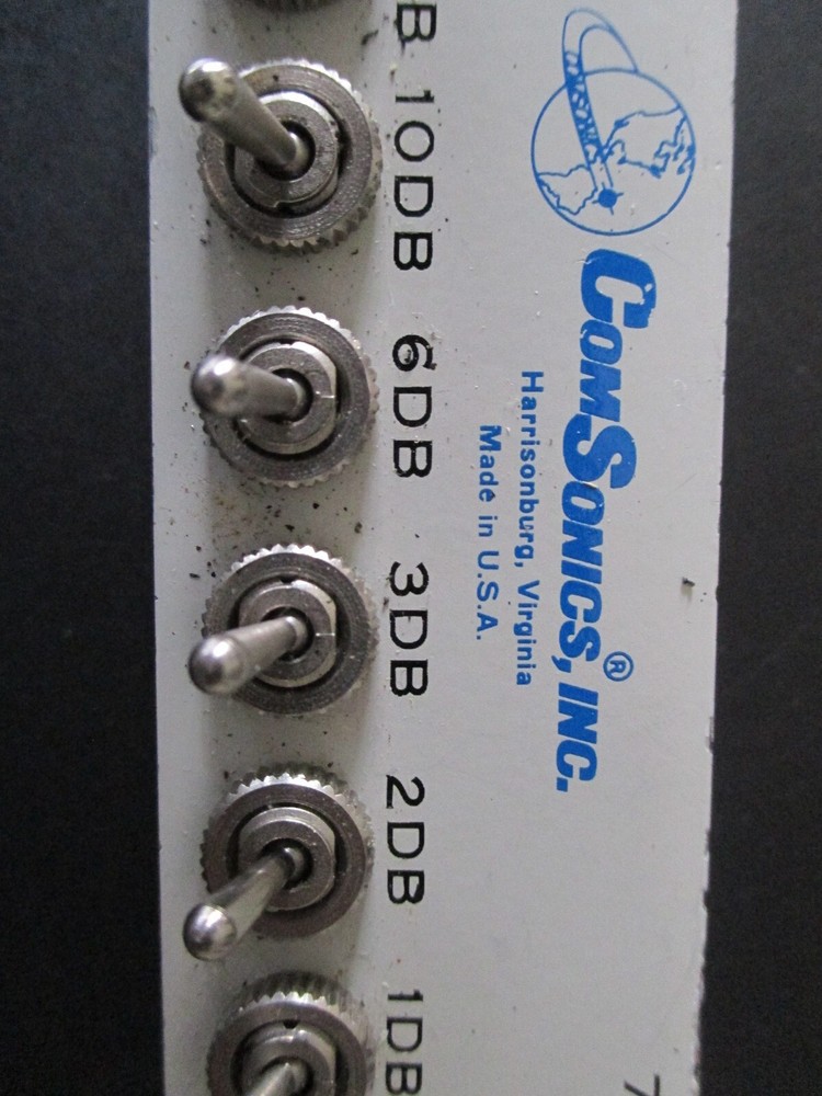 ComSonics, Inc. Model 905 102.5DB Selectable Strip Variable Attenuator