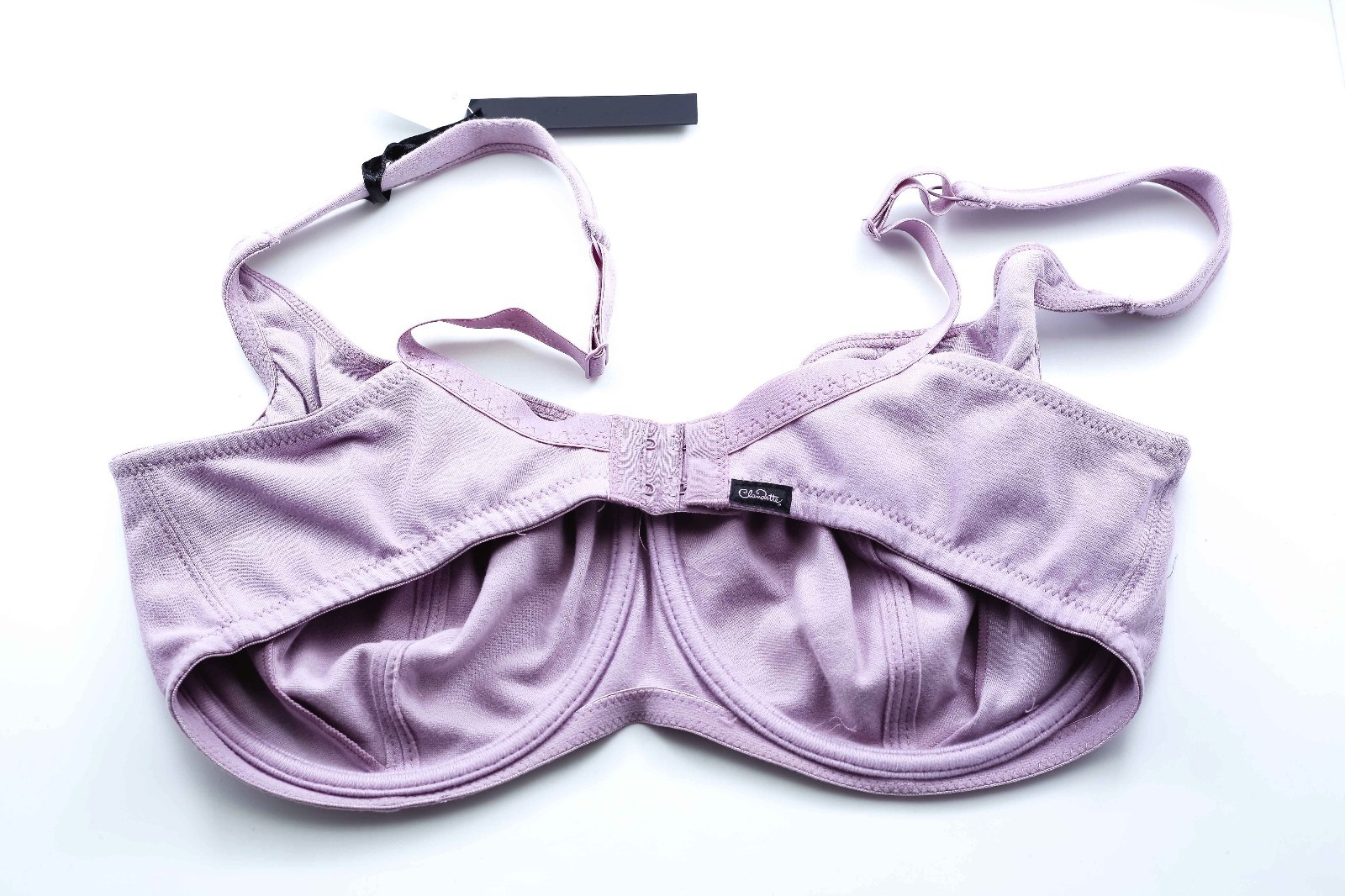 LOVE CLAUDETTE COMFORT COOL COTTON UNLINED SWEARTHEART DEMI BRA MAUVE LAVENDER