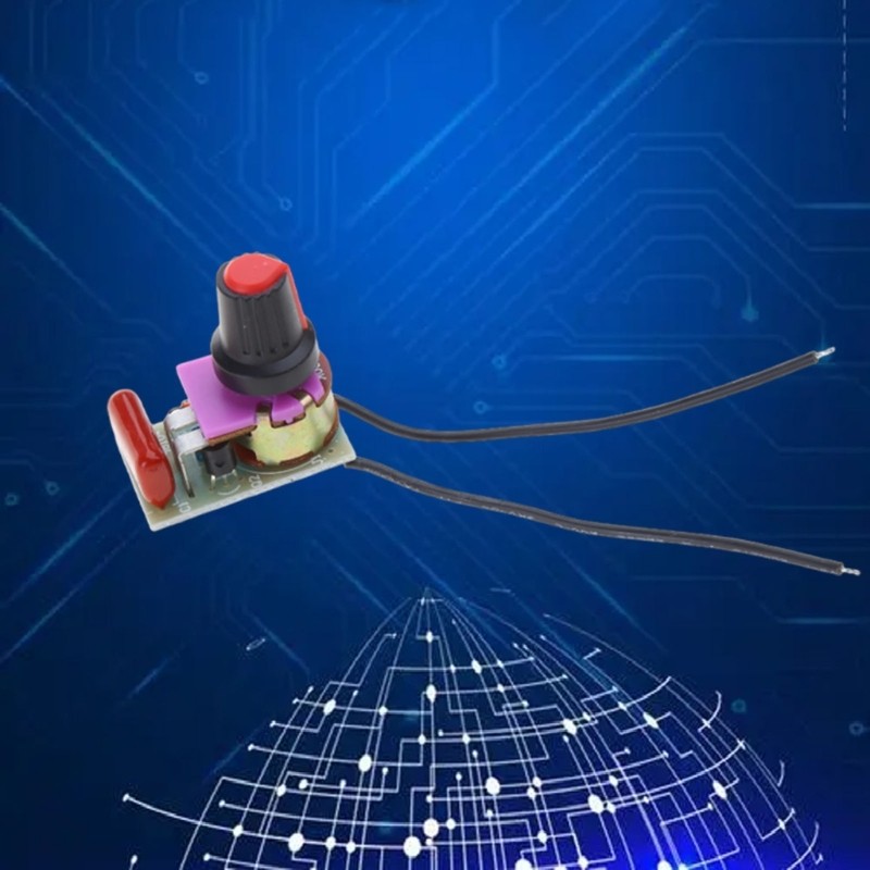 Dimmer Module 100W with Switch Speed Regulation Module DIY Kit For