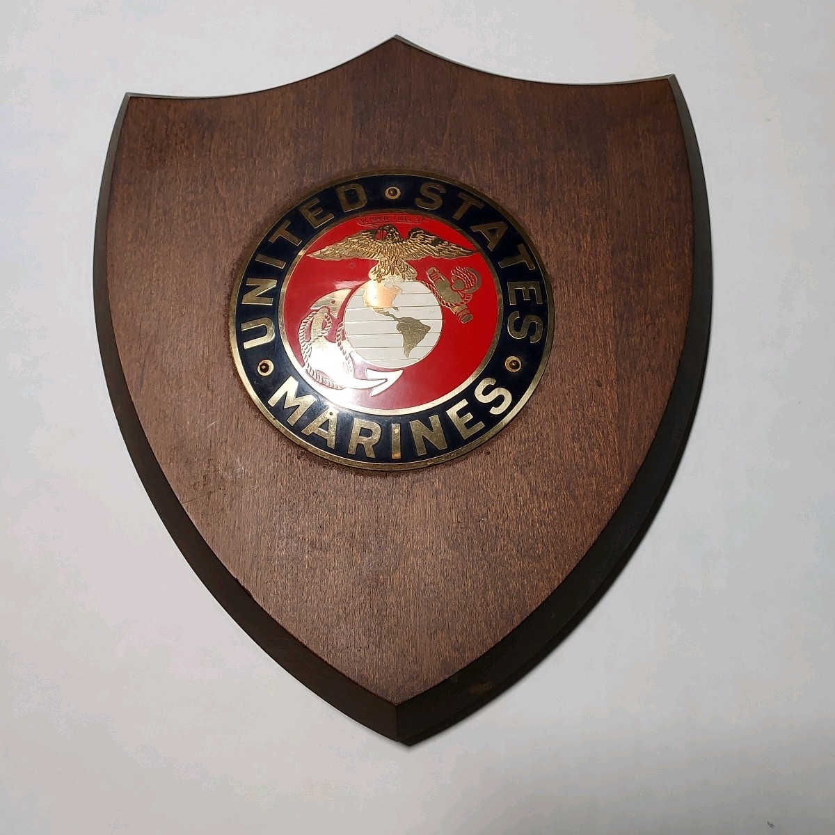 United States Marines Wood Plaque/No Personal Engraving