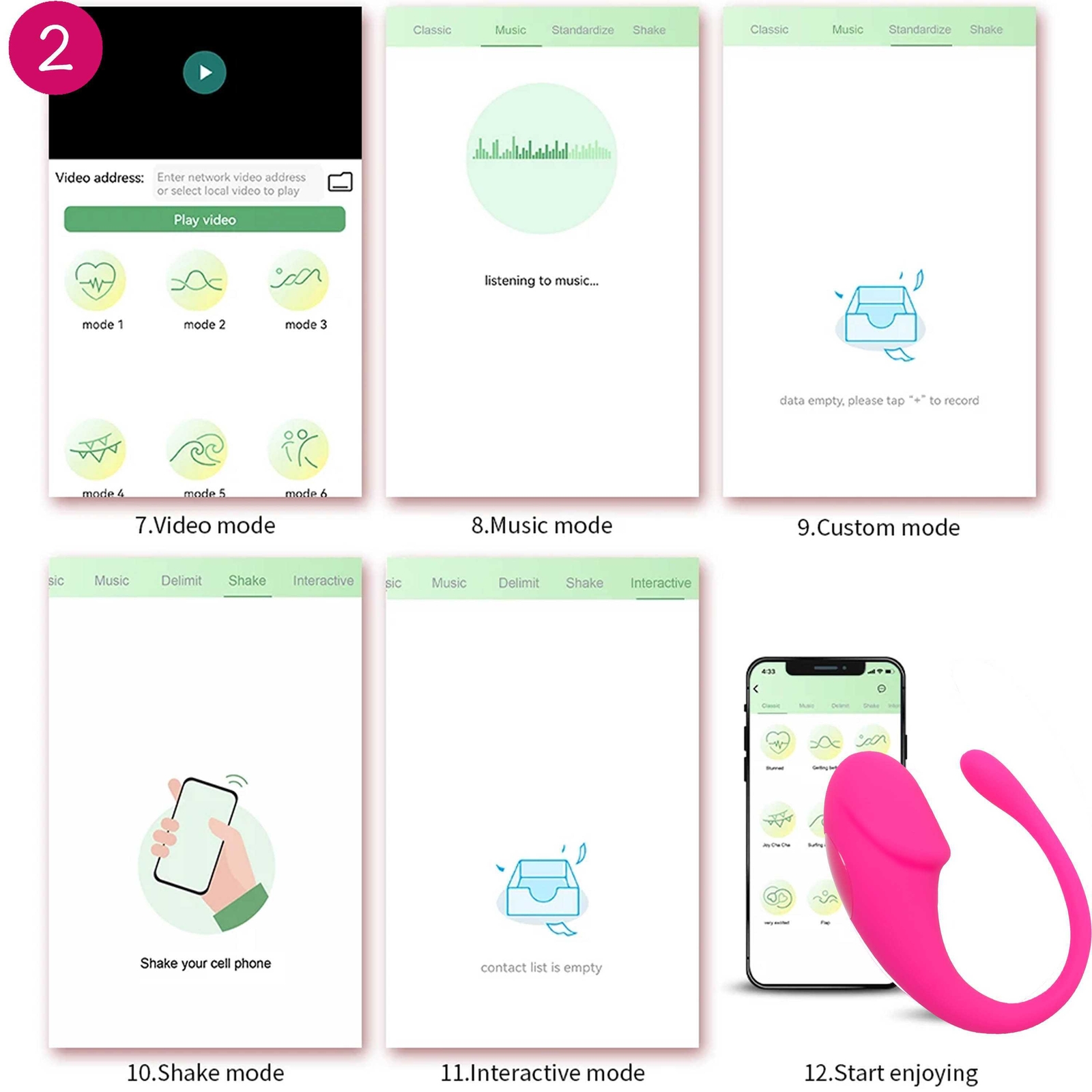 Wireless APP Remote Control Bullet Egg Vibrator G-Spot Dildo Sex Toys For Women