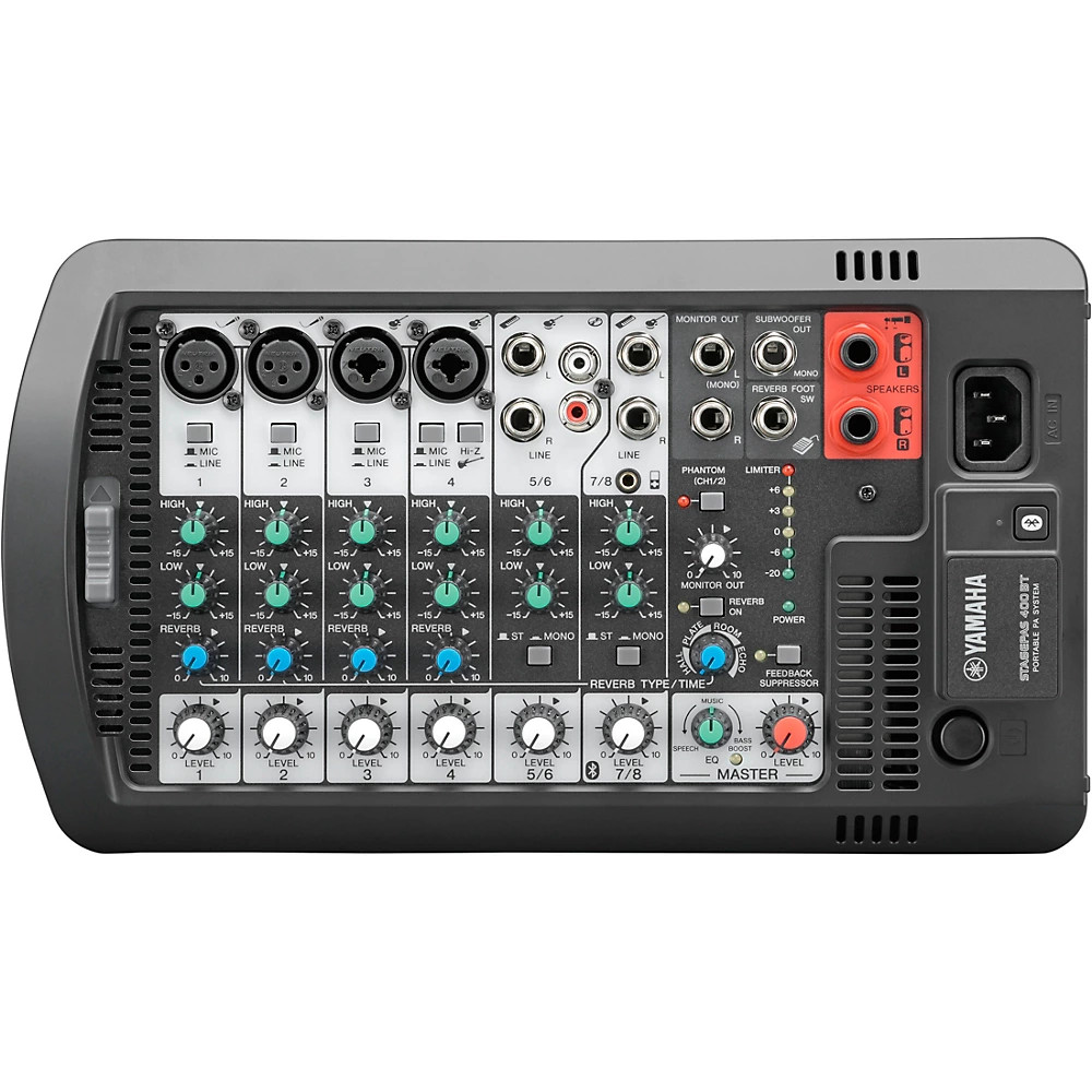 Yamaha STAGEPAS 400BT Portable PA system with Bluetooth