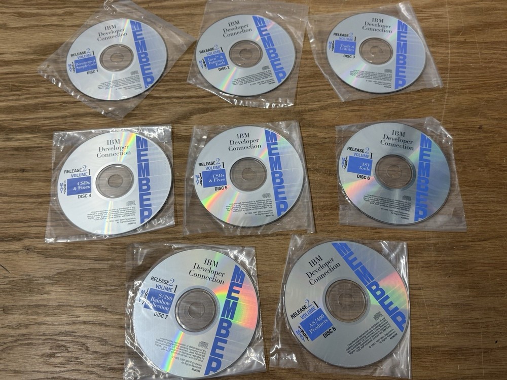 IBM Developer Connection NEW CD MEMBER Release 2 1997 Toolkits Software