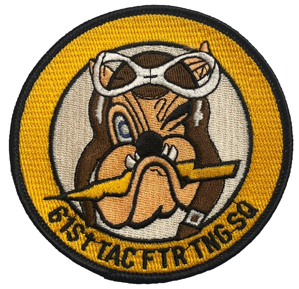 US AIR FORCE PATCH: 61st Tactical Fighter Training Squadron MacDill AFB, FL