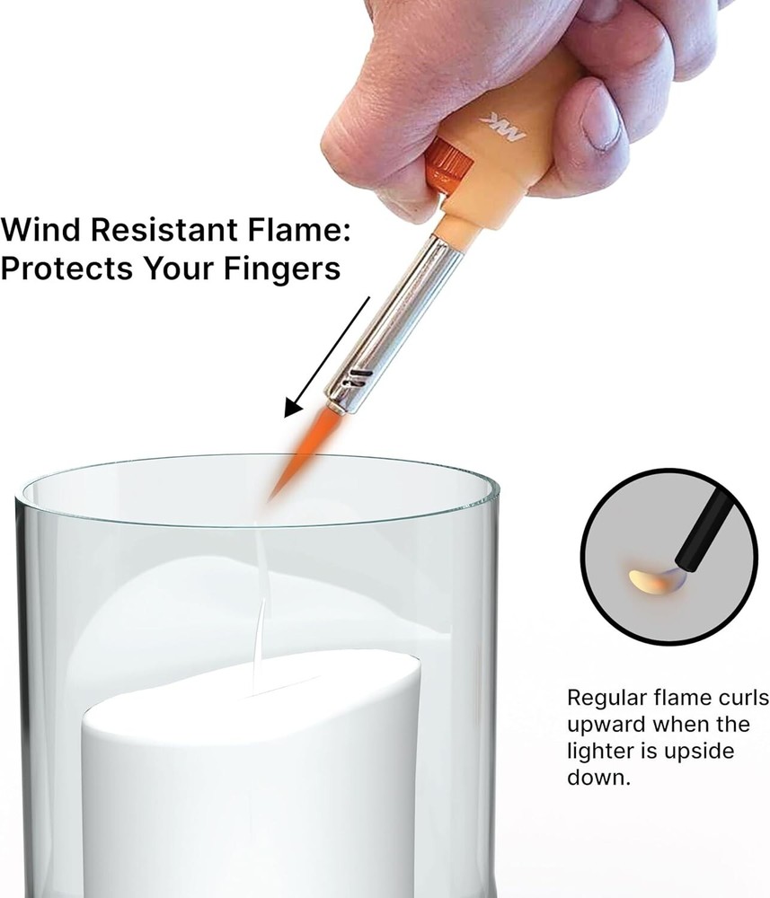 10-PACK MK Lighter Range Series, Pastel Set, Windproof (00841)