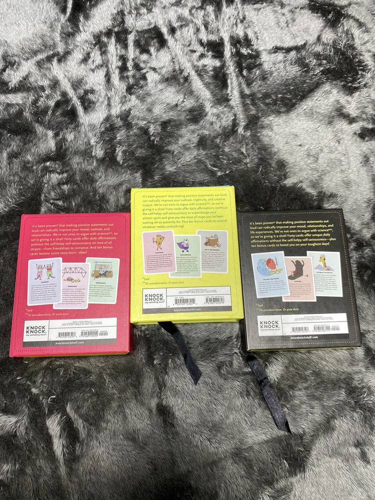 Affirmators! 3 Pack Bundle Set (Love & Relationships, Creativity….)