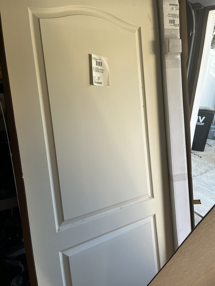 2-Panel Sliding Barn Doors (Solid Core Doors) w/ Stainless Steel Bent Track