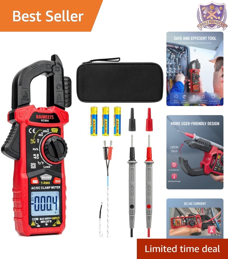 Professional Clamp Multimeter: Safety-Certified with Comprehensive Functions