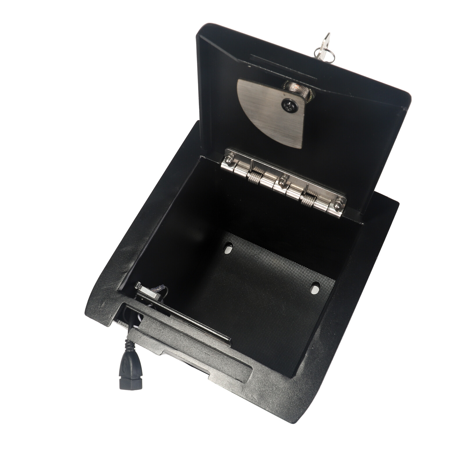 For Toyota Tacoma 2016-2023 Center Console Gun Safe Storage Box Vault & LED