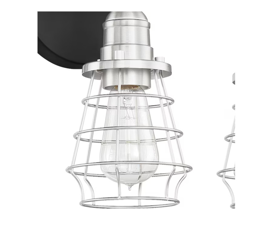 Craftmade Thatcher 19-in 3-Light Black Transitional Vanity Light