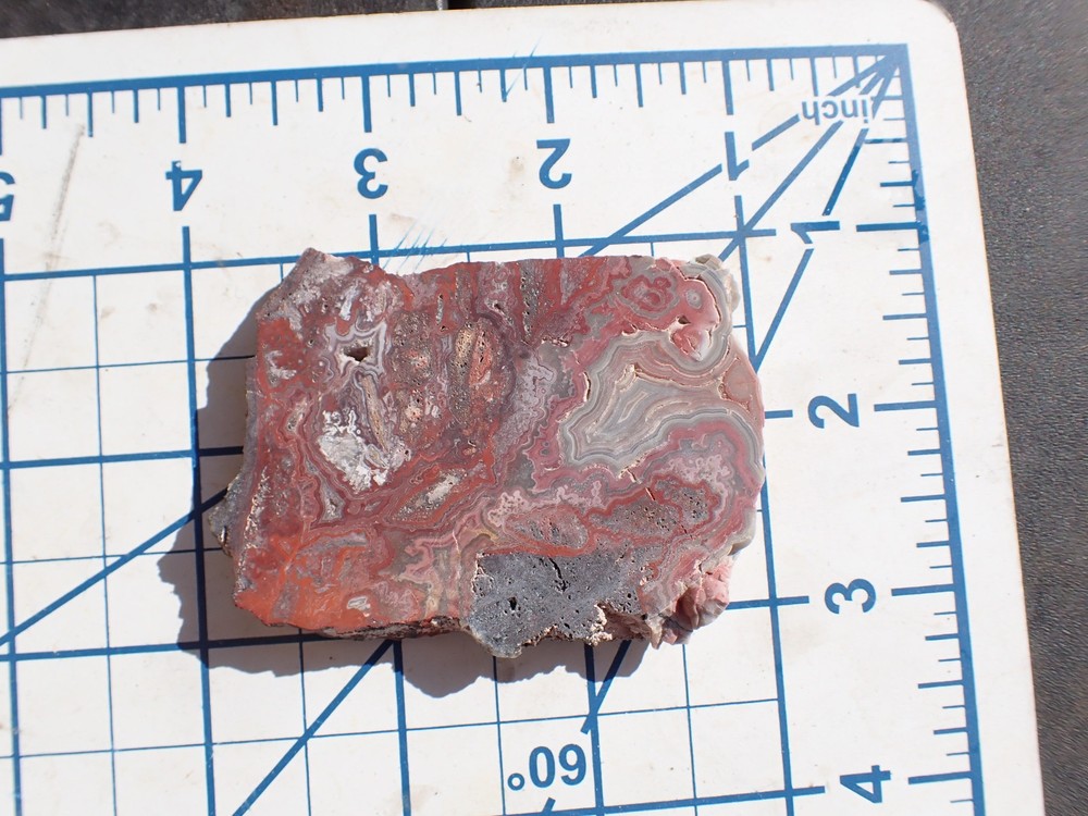 lace agate slab 49.9g