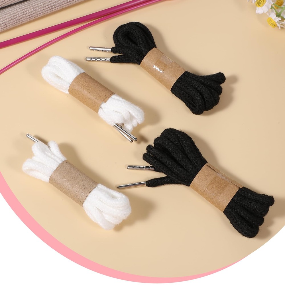 Molain 4PCS Drawstring Cord Replacement Drawstring with Easy Threader Sweatpants