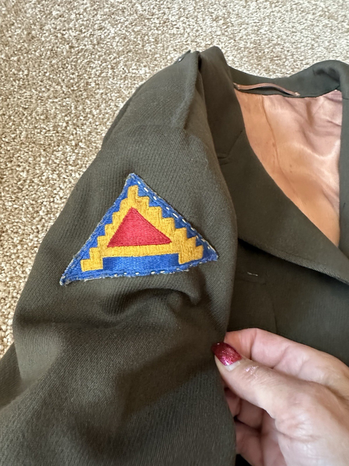 US Army, World War II officer’s Eisenhower Jacket with Buckle