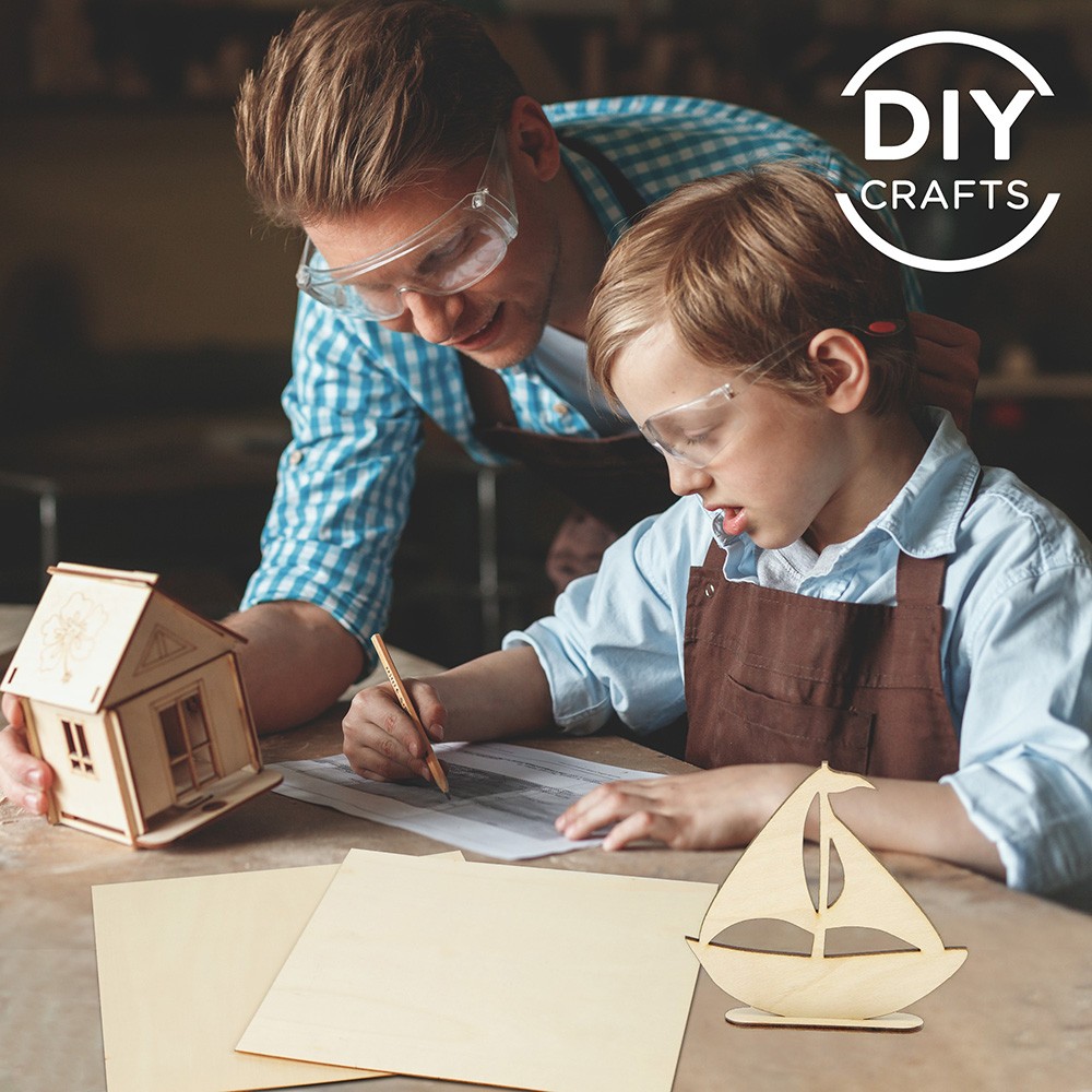 12PCS Basswood Sheets for Crafts 12 X 12 X 1/16 Inch 1.5mm Thick Plywood Sheets