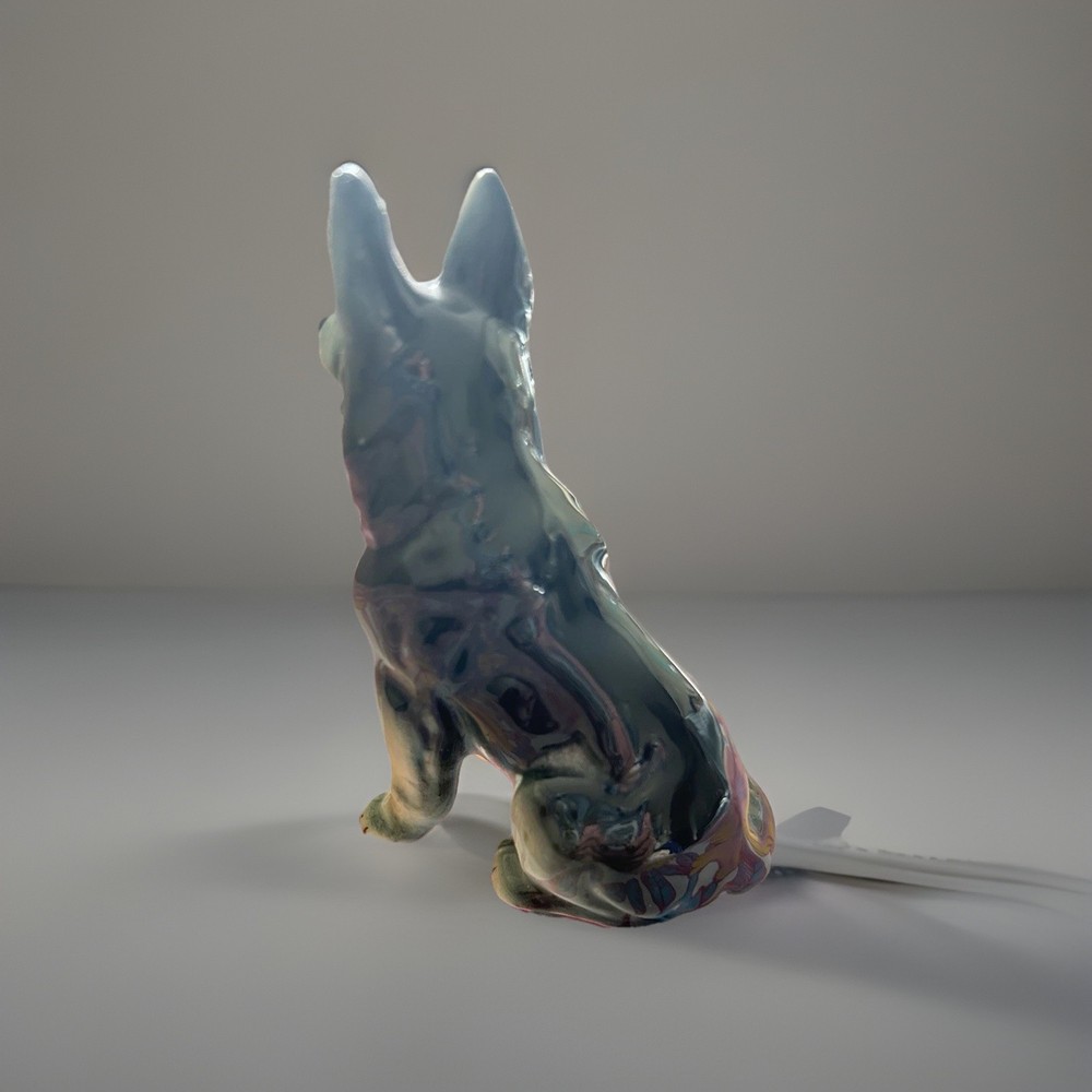 Vintage Ceramic German Shepherd Figurine