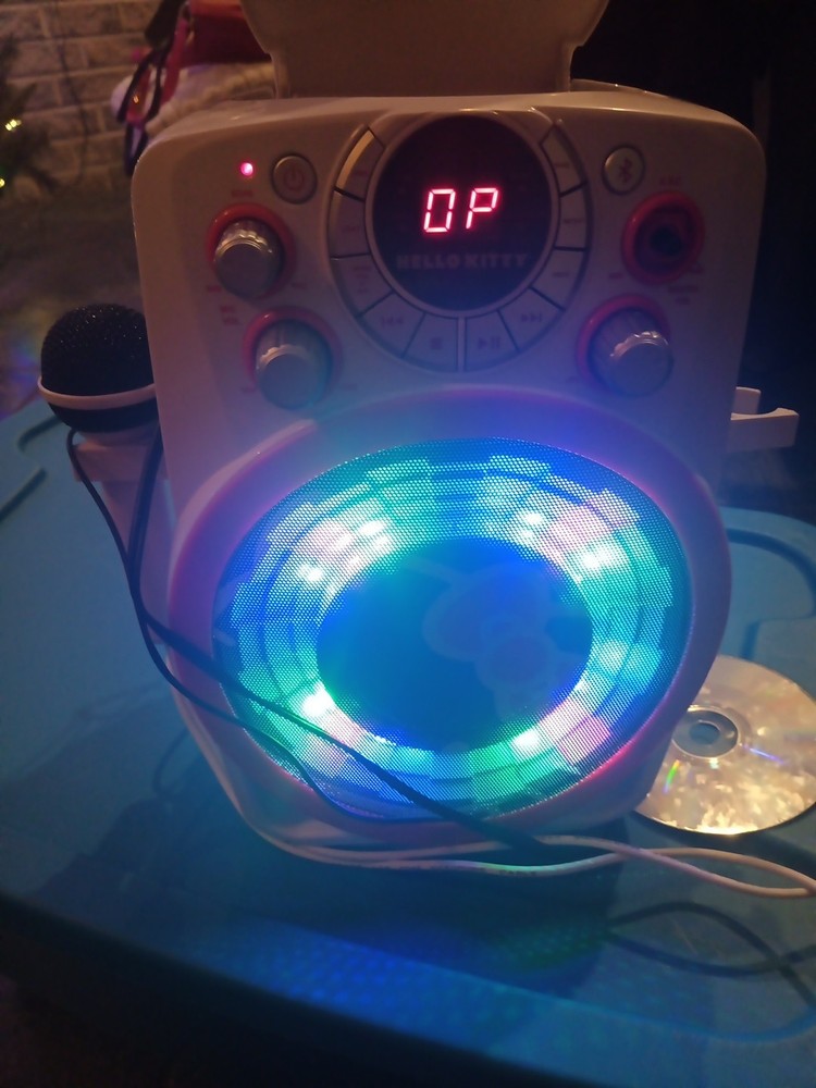 Hello Kitty Karaoke Machine CD With Microphone 2023 Model