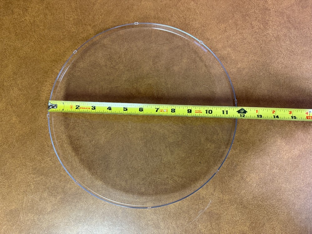 Plastic Replacement Lens for Round Clock