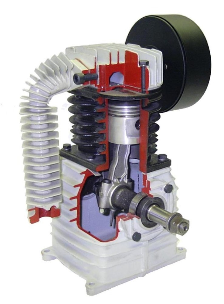Rolair K17 Single-Stage Compressor Pump With Flywheel