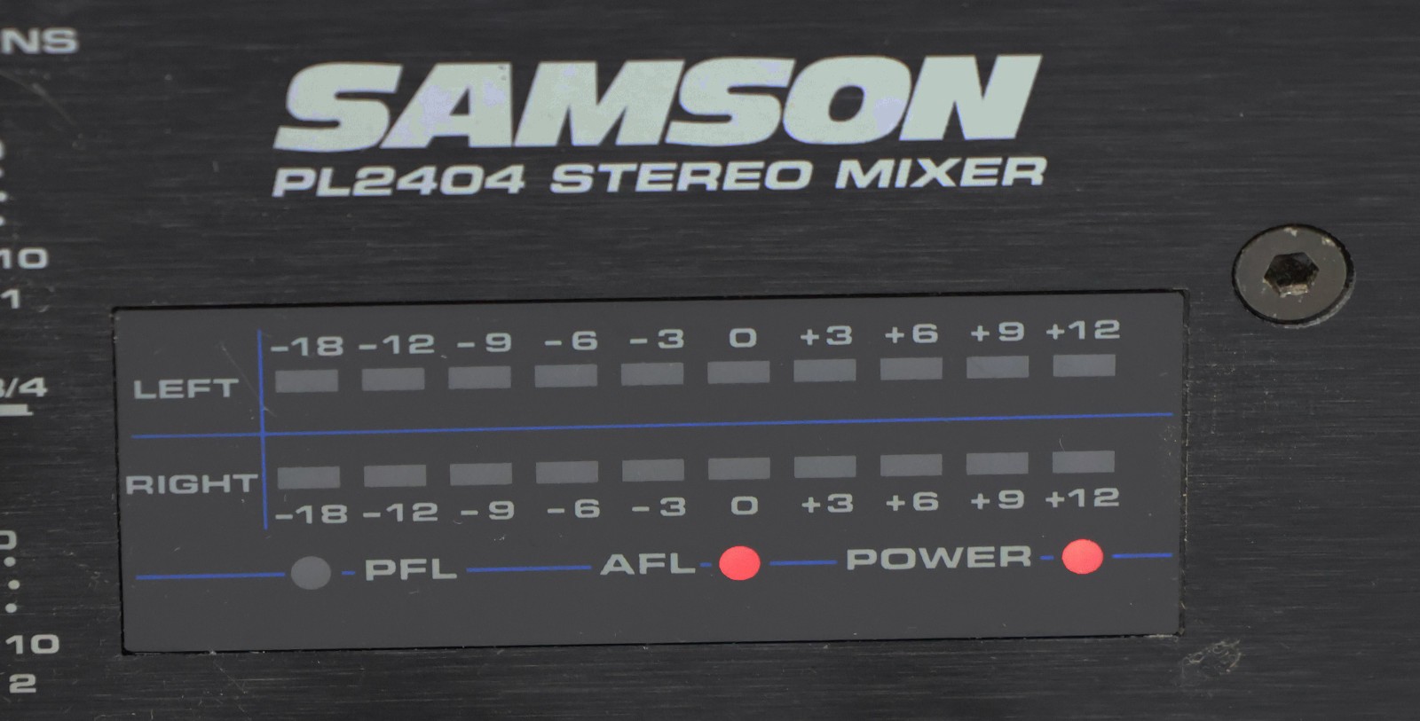 Vintage Samson PL 2404 24-Channel Stereo Line Rack Mount Mixer Working Tested