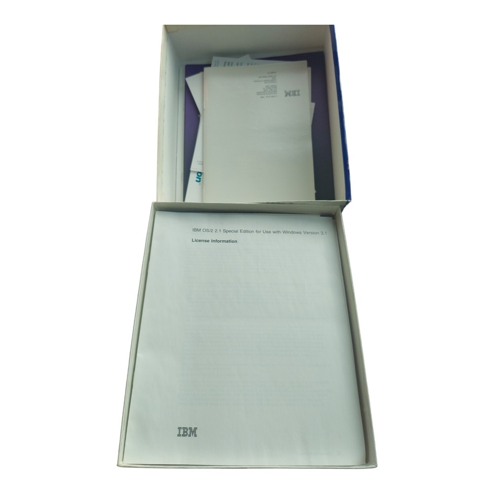IBM OS/2 Version 2.1, Special Edition for Windows 3.5" Floppy COMPLETE New Open