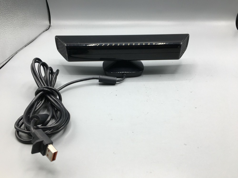 Kinect Microsoft XBOX 360 Model 1414 Sensor Bar Genuine Authentic Black *Tested