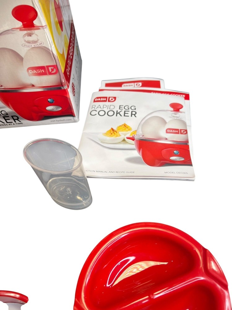DASH Rapid Egg Cooker: 6 Egg Capacity Hard Boiled Poached Scrambled Omelets