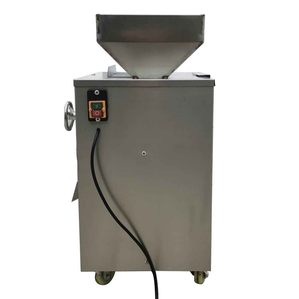 Commercial S/S Double Roller Crusher Machine for Oily Materials Continuous Feed