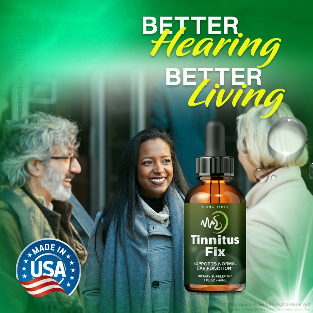 Tinnitus Fix - Premium Liquid Drops for Ear and Hearing Support (30servs.)