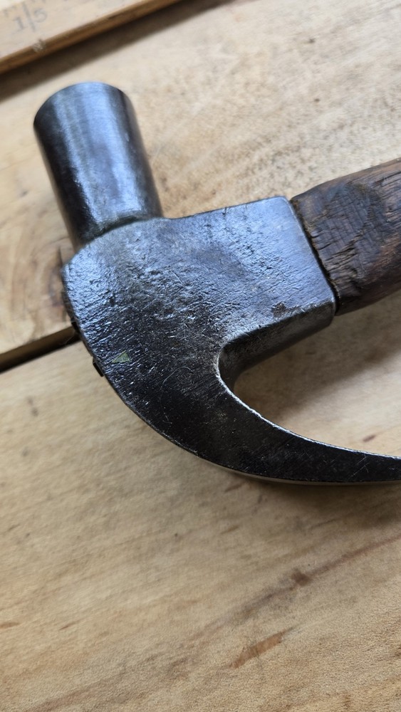 Antique Atha Curved Claw Hammer Bell Nose Original Tool