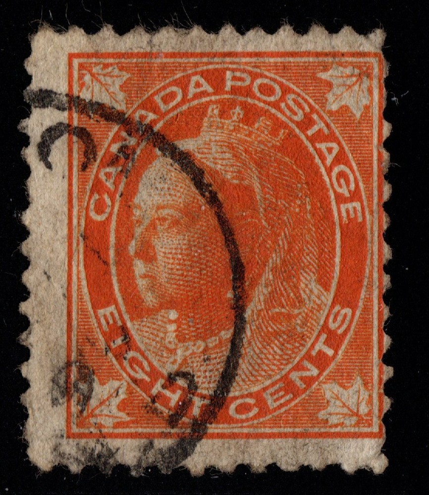 #72 Leaf 8c Canada used well