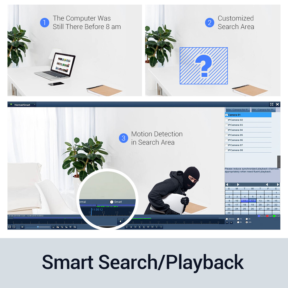 ANNKE 16CH 5MP Lite DVR 1080P Outdoor Security Camera System AI Human Detection