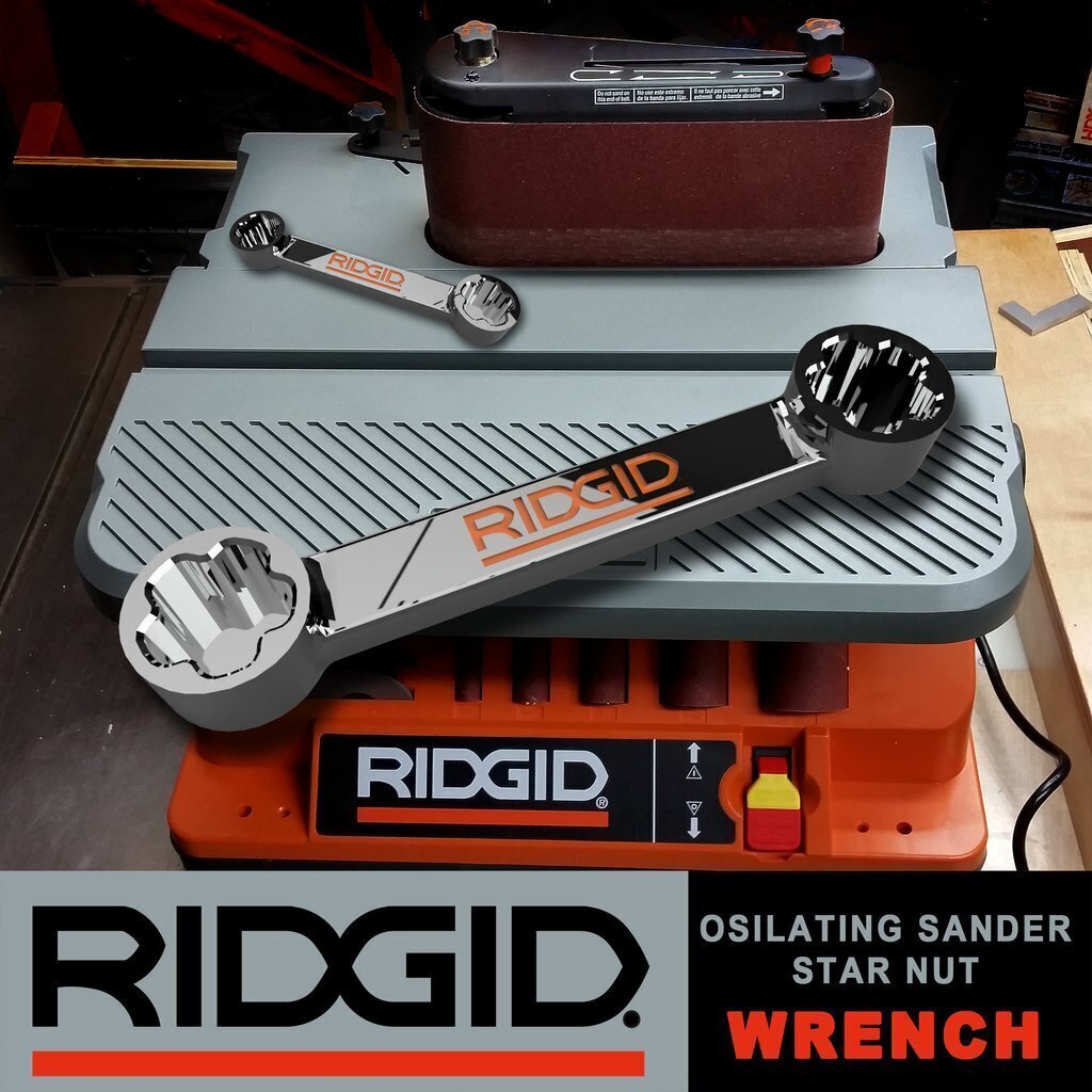 Adjustment Star Knob Wrench for Ridgid Oscillating & Spindle Sander (EB4424)