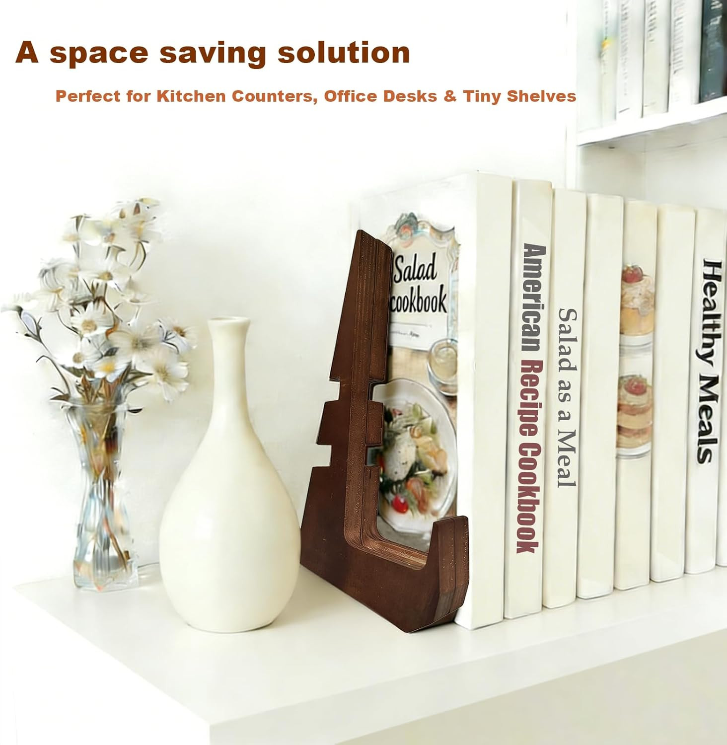 Adjustable Wooden Plate Stands for Display Easels - 6.8 Inch Plate Holders for D