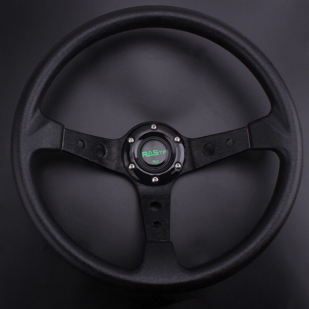 14"Steering Wheel+Quick Release+Hub Adapter For Mitsubishi Eclipse Lancer Galant