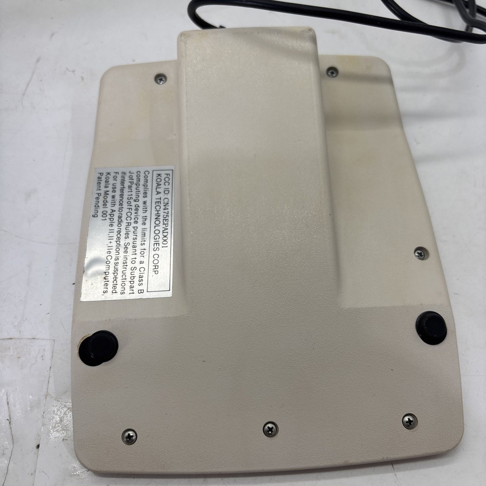 VINTAGE Koala Pad Touch Tablet Model 001 For Apple IIe Computers (untested)