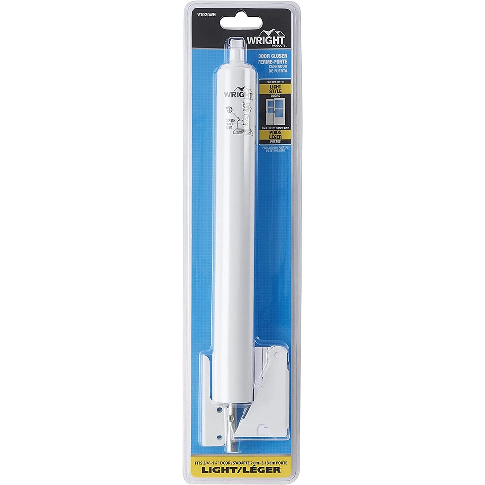 V1020WH Standard Duty Pneumatic Closer, White