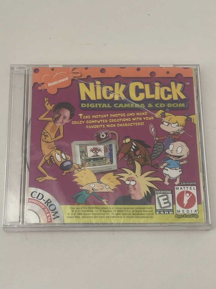 Nickelodeon Nick Click CD-Rom Windows 95-98 Software SEALED Disc Only