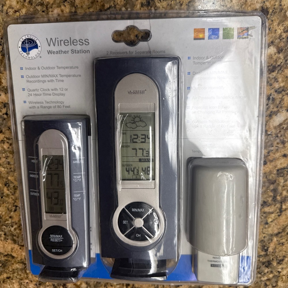 Wireless Weather Station La Crosse Technology Combo Unit Sensor + Remote