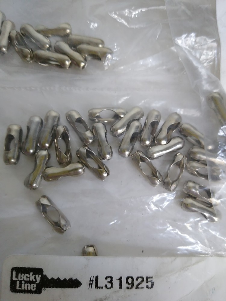 #6B Type Coupler Connector for Beaded Ball Chain 325 Total