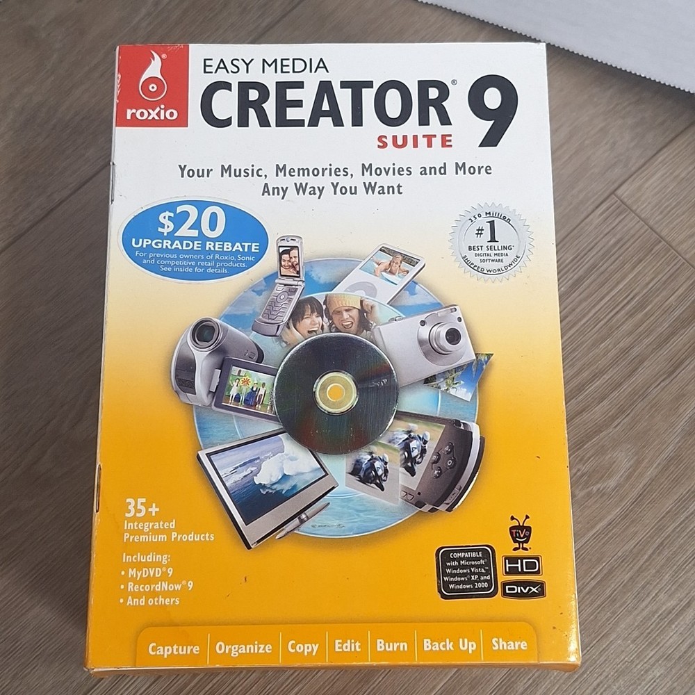 Roxio Easy Media Creator 9 Suite - New