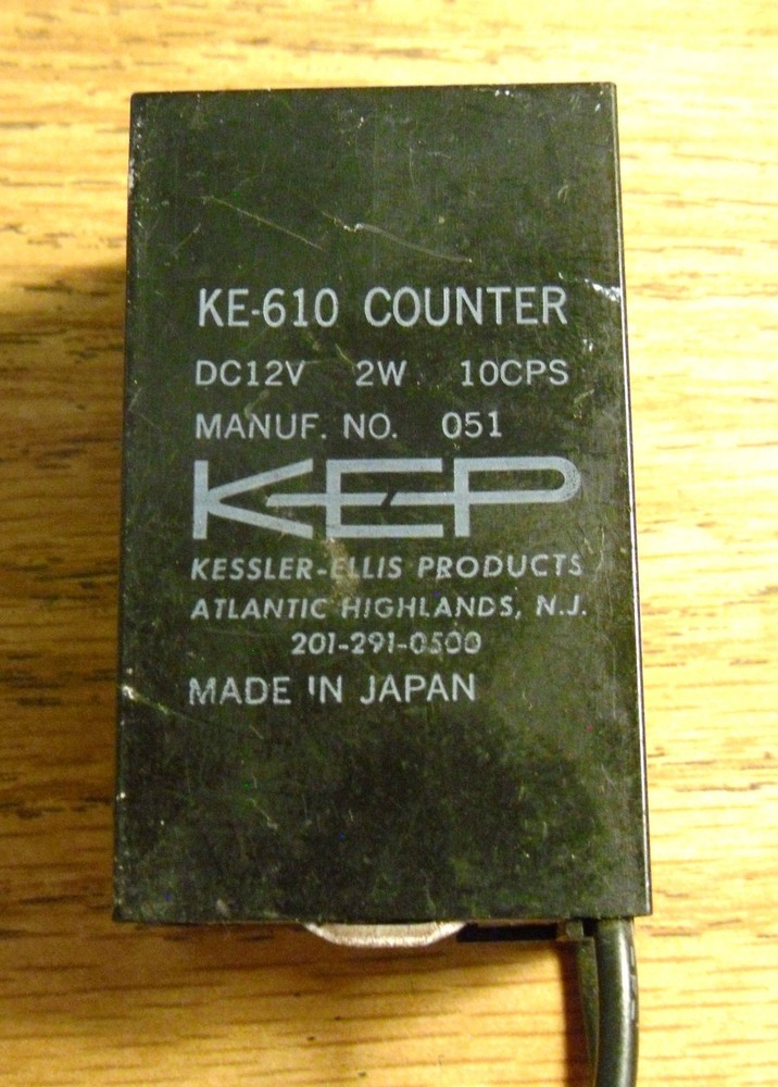 Counter Meter - Kessler-Ellis KE-610 - Panel Meter