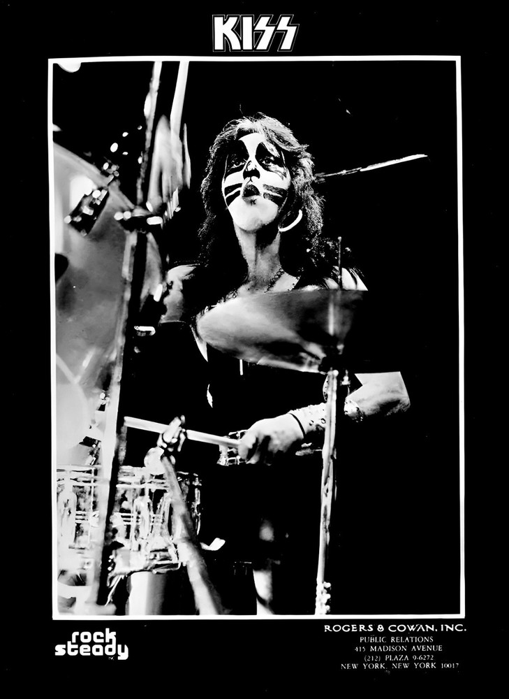 11x17 Kiss Peter Criss Poster Casablanca Photoshoot Rock Steady